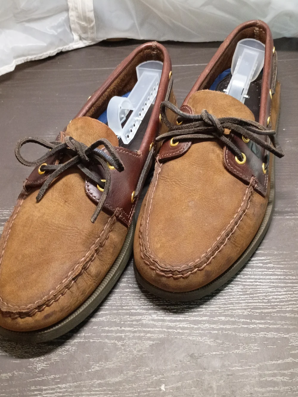 Sperry Brown Suede & Dark Brown Leather Boat Shoes. Men's 10M. Barely Worn!!!